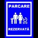 Placuta pentru parcare rezervata mama si copil